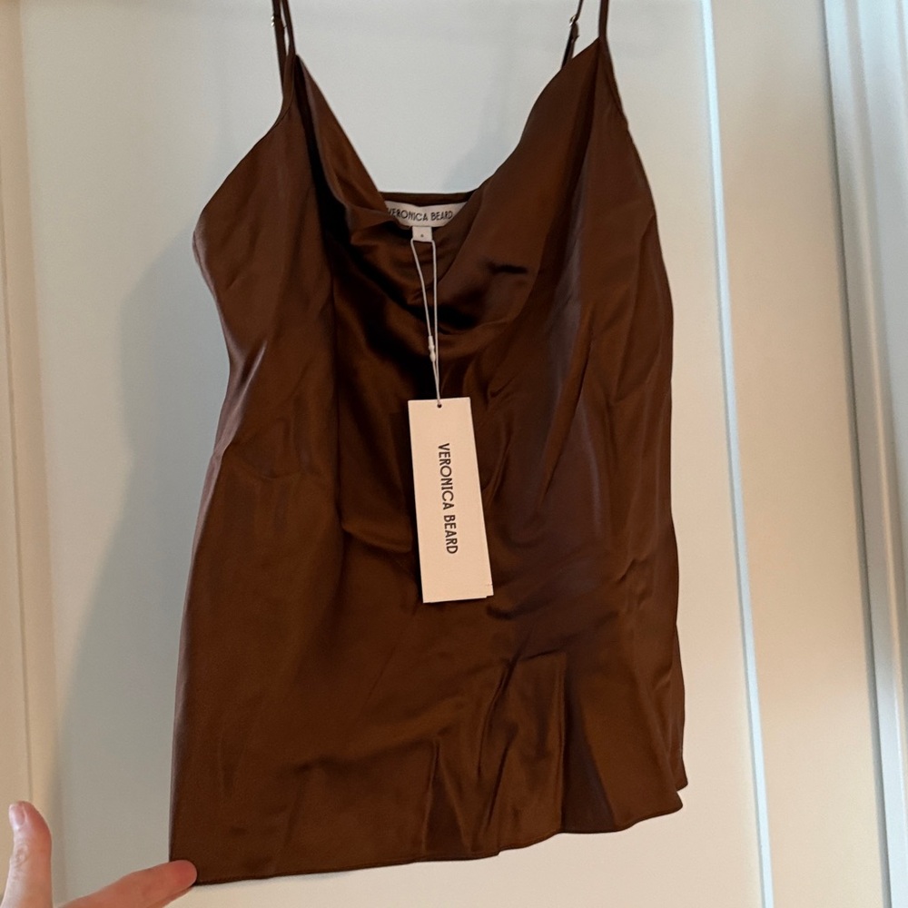 Veronica Beard Rich Brown Camisole Top